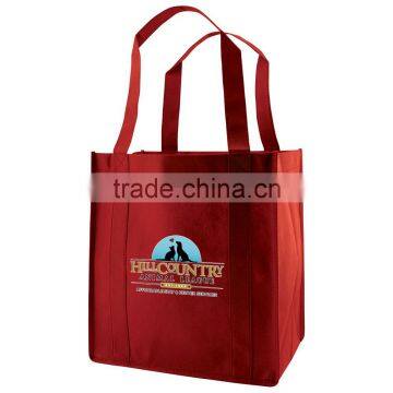 Grocery Tote Bag - Features Wide Gussets, Black Bottom Insert for More Support and Comes With Your Logo. photo-6