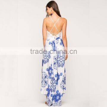 High-low Lace and Floral Women's Romper 2015 Hot Sell Clothes photo-3