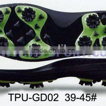 Super quality stylish mens PU golf shoes soles 2014 new design