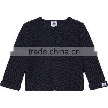 Hot Sale 2017 Custom New Style Kids Sweater Pink Children Knitted Cotton Cardigan Cashmere Sweater for Baby photo-4