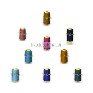 T30 80% Cotton Wrapped 20% Polyester Sewing Thread for Post Dyed Garments photo-3