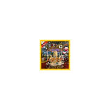 Hot selling! Amusement park games factory/kids ride carousel horse