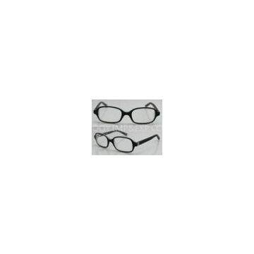 Black Hand Made Acetate Optical Rectangle Glasses Frames For Youth Boy