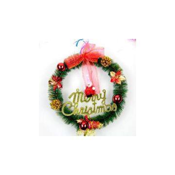 M106 simple Christmas wreath with decoration in round / heart and bell shape