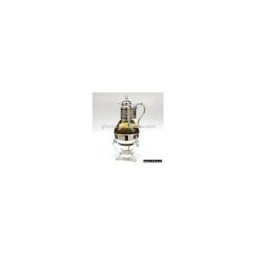Sell Ten-Cup Silver Plated Coffee Carafe with Candle Warmer