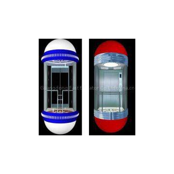 सुविधाजनक शीशा यात्री एलेवेटर