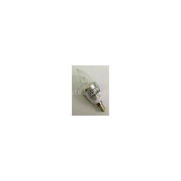 Indoor Lighting Hotel Lamp E14 / E27 LED Bulb With Transparent Cover
