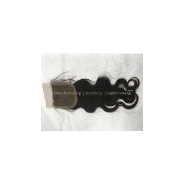 12 inch silk base closure body wave wholesale hair factory price