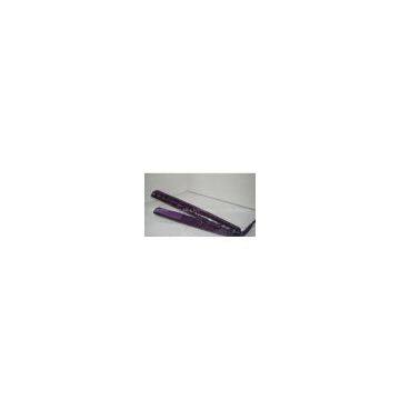 purple hair flat iron