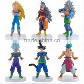 Wholesale Action Figure set of 6pcs Dragonball Z figure Super saiyan Doll model