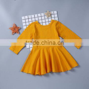 B22617A Europe Children Cotton Pleated Princess Dress photo-5
