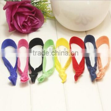 Various 20 colors Elastic Holders Hair Ties Elastic hair ties cloth tied band Hair ring rope very cute been hand-dyed knotted