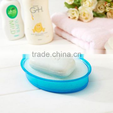 Plastic soap dish for bathroom