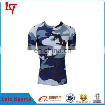 Cheap Wholesale Camo Fitness T Shirts /Yoga Wear