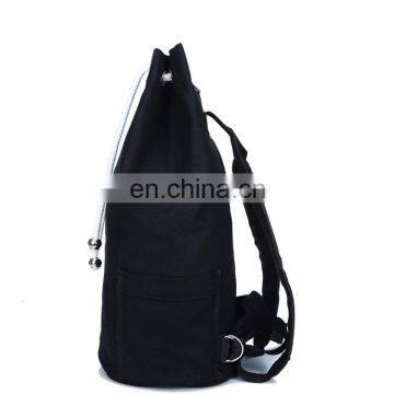 Canvas Duffel Cylinder Luggage Bag Travel Gym Backpack Bucket Backpack