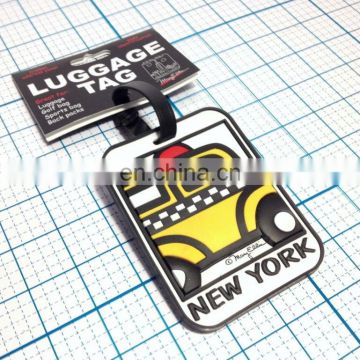 New York Bus shape with 3D mold logo by customized