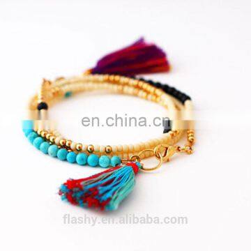 New Fashion Hand Jewelry Stone Beaded Women Bracelets Bangle photo-5