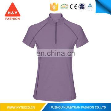 2016 custom new design stand-up collar tshirt