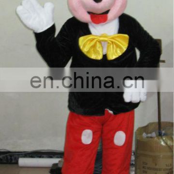 Newest design Mickey plush costume/best seller plush cloth for sale