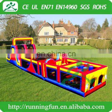 Inflatable mega obstacle chanllenge course