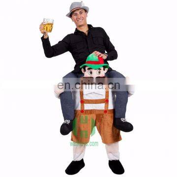 HI New Carry On Fancy Dress Bavarian Beer Guy Ride On Oktoberfest Mascot Costume