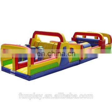 HI 2017 the most Funny game 0.55mm PVC kids inflatable obstacle course,,inflatable tunnel maze,inflatable obstacle toy for sale