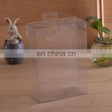 Wholesale customized PVC square transparent packing box, PET clear folding box, pvc blister box