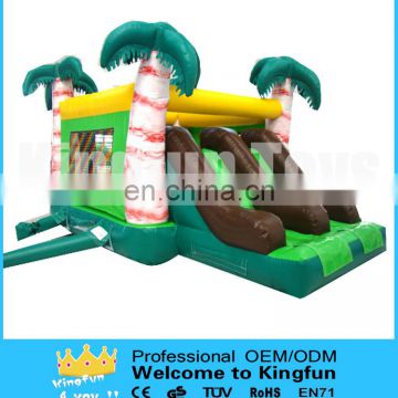 Tropic Inflatable jumper with slide/inflatable bounce combo