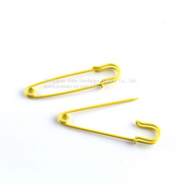 Bright yellow finished fashion skirt pin 2.0mm*76mm