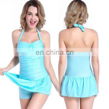 Pretty Girl Slim Fit Wrapped Wrinkles Sweety swimsuit Women