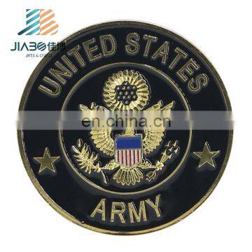 Custom Gold Coins Promotional Beautiful Design 3d Bale Egle America Flag Army Coin photo-2