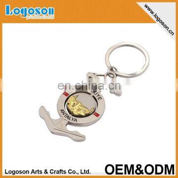 2015 novelty gift souvenir items custom design keychain antalya souvenir