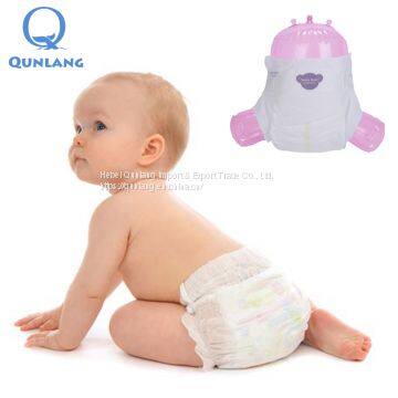 Soft Non-woven Disposable High Absorption Quality Baby Diapers photo-2