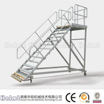 Portable Platform Ladders Industrial with Handrails