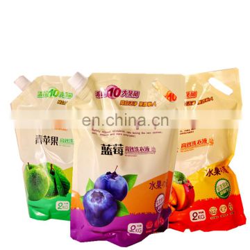 Laundry detergent liquid in bagged OEM brand