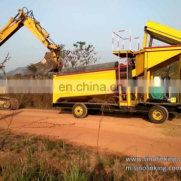 Professional Gold Trommel Washing plant / Gold Wash Equipment