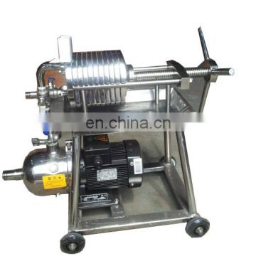 High quality wine filter machine/filter pressing machine/plate filter press