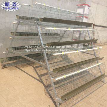 Poultry Farming 3 Tier 96 128 Chicken Laying Battery Cages photo-3