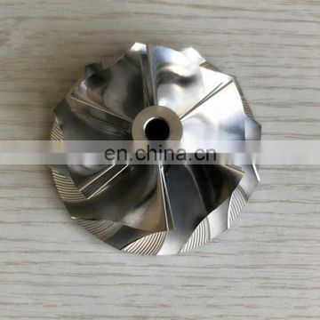 TD05H 20G reverse 6+6 blades 52.56/68.01mm 49179-43400 reverse Turbo milling/aluminum 2618/billet compressor wheel