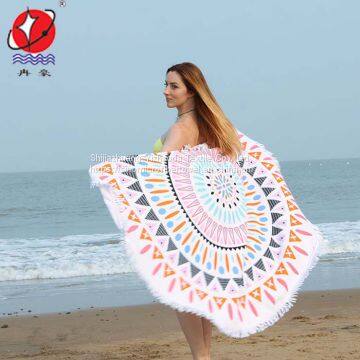 Printed Round Beach Towel photo-2