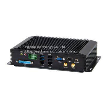 EGLOBAL I5 industrial pc for POS sysytem G5 Core i5 4200U Fanless 6*COM, 1*LPT, 1*GPIO, Dual Lan 4K Support