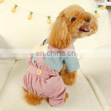 Cute Dog Clothes Suspenders Fairy Bowknot Bloomers Pet Puppy Apparel photo-7