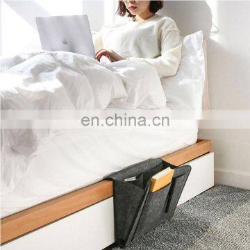 Protective Portable Cheap Handmade Felt Sofa Armest Organizer Bedside Caddy Storage photo-2