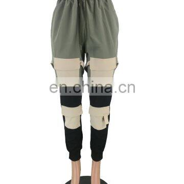 Fashion Women Sexy Cargo Pockets Drawstring Sweat Pants Joggers photo-5