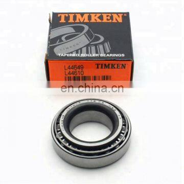 rear driver side inner wheel bearing sets SET4 bearing timken tapered roller bearing L 44649/L 44610 for heavy truck