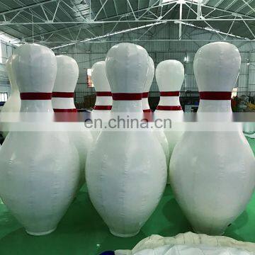 Guangzhou Factory Customizable PVC Large Inflatable Bowling Pins Inflatable Large Bowling Ball for Sports Toys