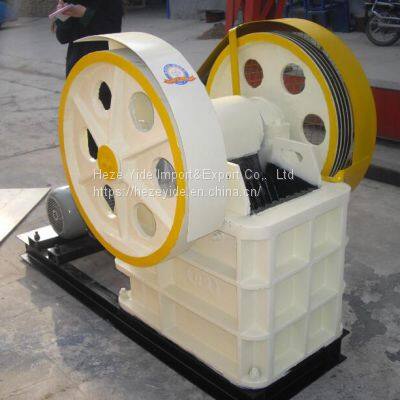 PE150x250 Mini Mine Stone Rock Granite Jaw Crusher for Laboratory photo-2