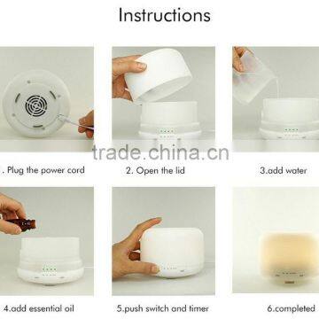 China Supplier Air Humidifier Mini LED USB Ultrasonic Aroma Diffuser Humidification