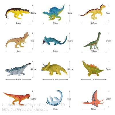 New Design Small Dinosaur Set Plastic Animal Toys Collection TPR Dinosaur Set Juguet For Kids Education Dinosaur Set photo-4
