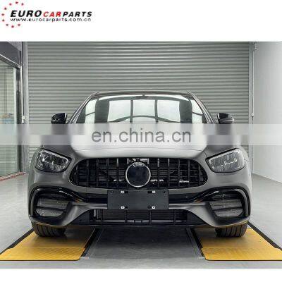 W213 E63 Body Kits Fit for E-class W213 2021model E63 Front Bumper Car Bumper Accessory for W213 2021 Body Kits photo-3